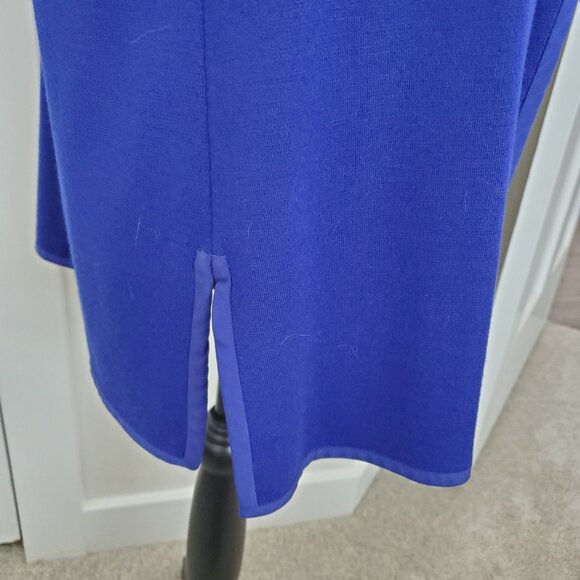 St John Collection Blue Lightweight Short Sleeve Jacket - Size M - Picture 6 of 13